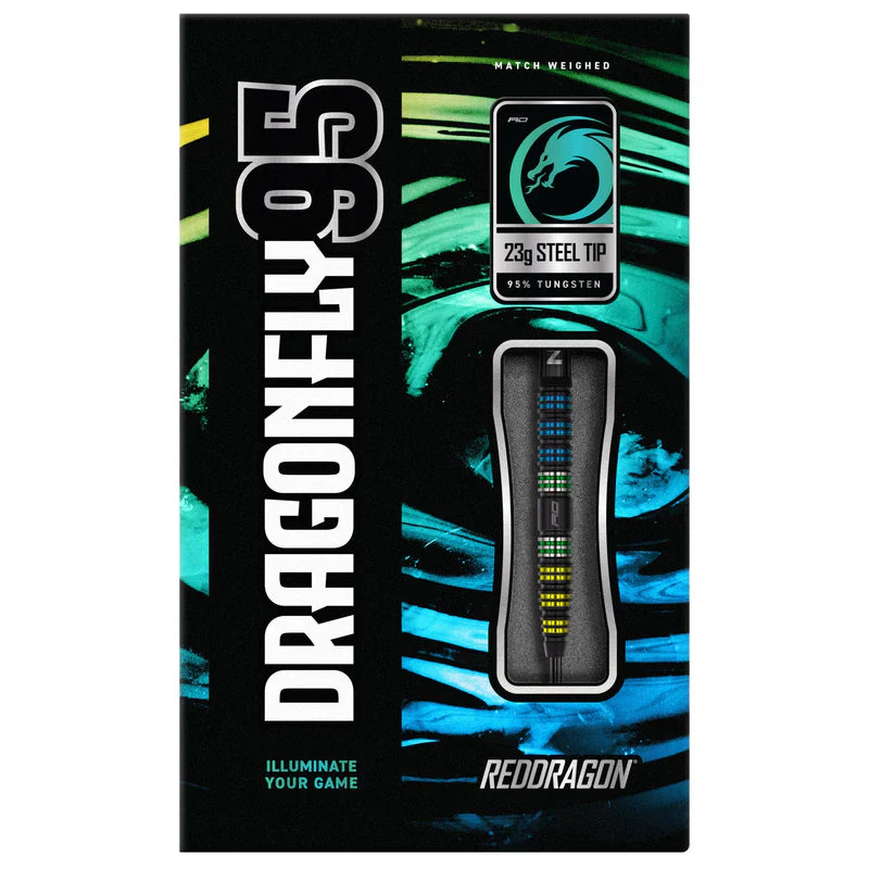 Red Dragon - Dragonfly 95 Black - Taperot 95% - Steeldarts - Direct Darts - 3