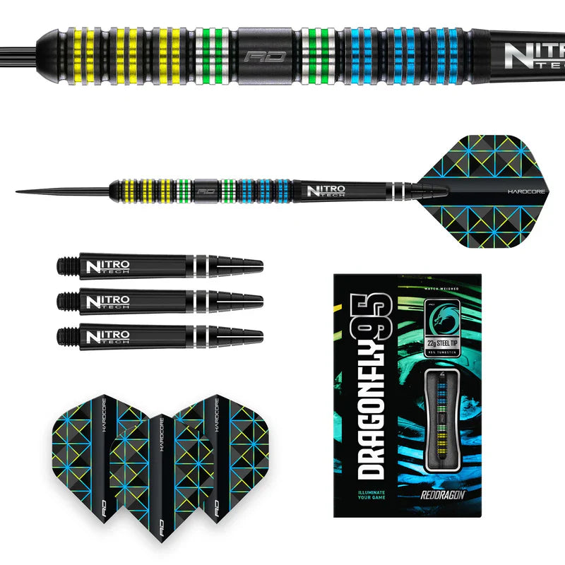 Red Dragon - Dragonfly 95 Black - Parallel 95% - Steeldarts - Direct Darts - 4