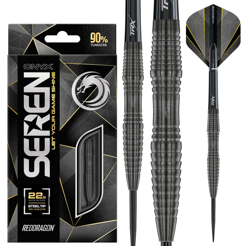 Red Dragon - Seren 3 Onyx 90% - Steeldarts - Direct Darts - 2