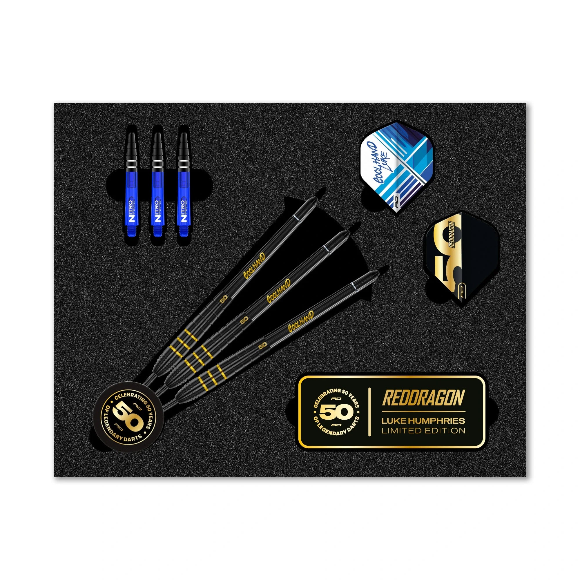 Red Dragon - Luke Humphries 50 Years Limited Edition - Steeldarts - Direct Darts - 2
