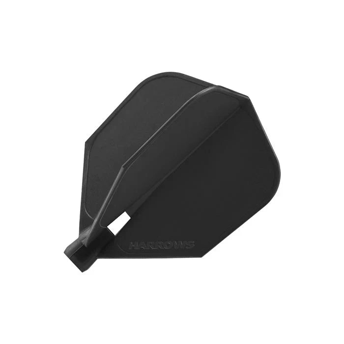 Harrows - Clic Flight Schwarz- Dart Flights - Direct Darts - 1