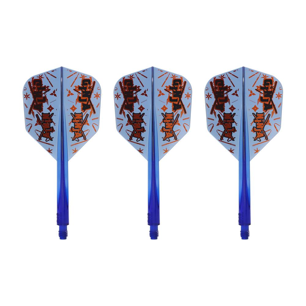 Condor - Axe Ginja Ninja - Klar Blau - No6 - Flight System - Direct Darts - 1