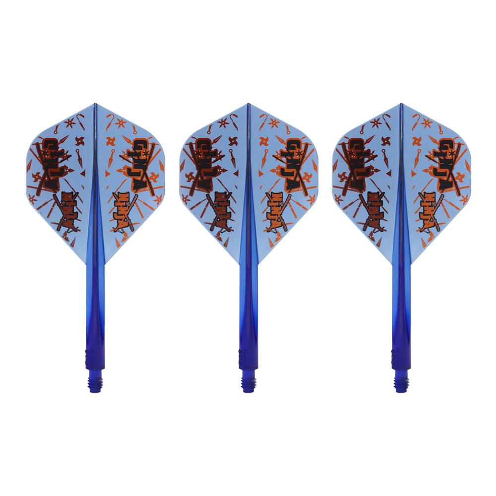 Condor - Axe Ginja Ninja - Klar Blau - No2 - Flight System - Direct Darts - 1