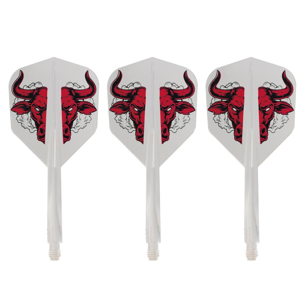 Condor - Axe Aussie Bull - Klar - No6 - Flight System - Direct Darts - 1