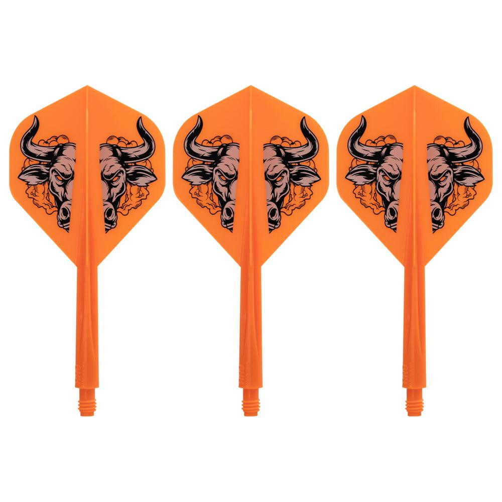 Condor - Axe Aussie Bull - Orange - No2 - Flight System - Direct Darts - 1