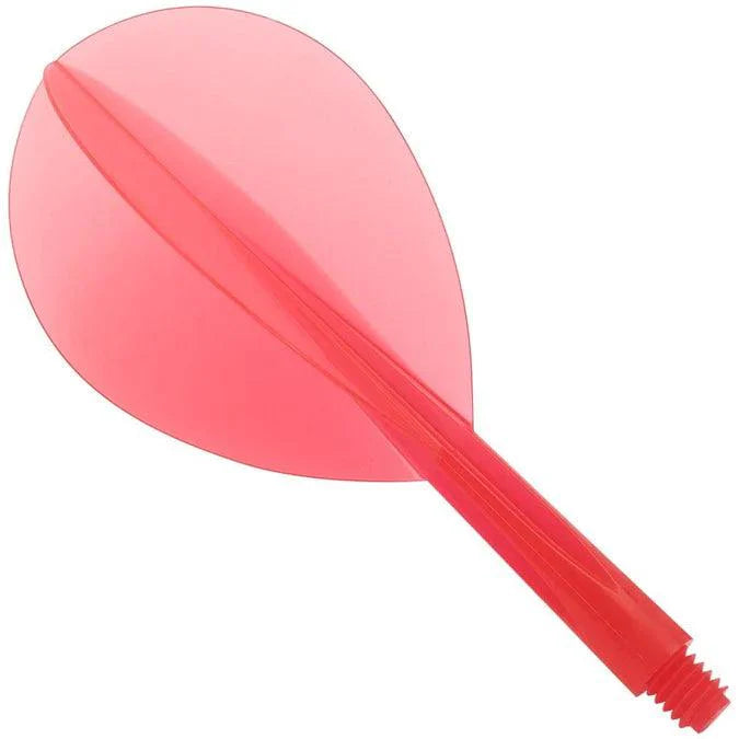 Condor - Zero Stress - Plain - Klar Rot - Teardrop - Flight System - Direct Darts - 1