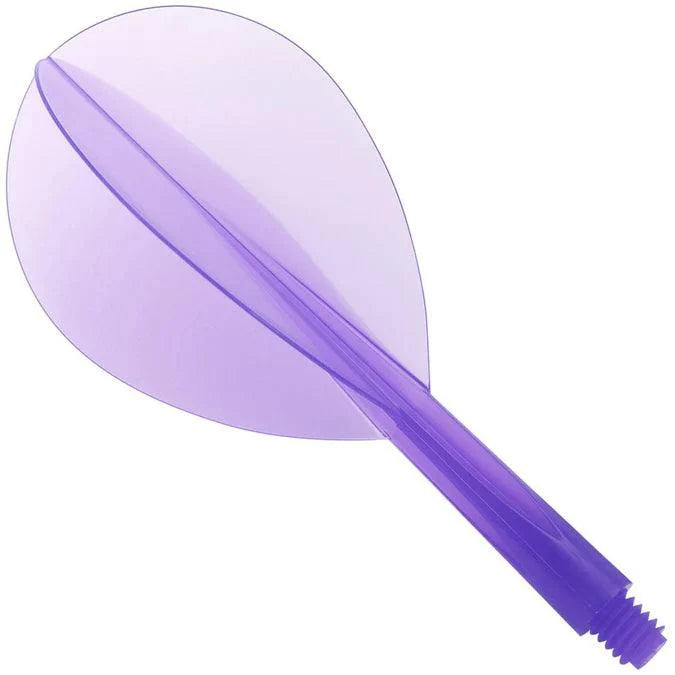 Condor - Zero Stress - Plain - Klar Lila - Teardrop - Flight System - Direct Darts - 1