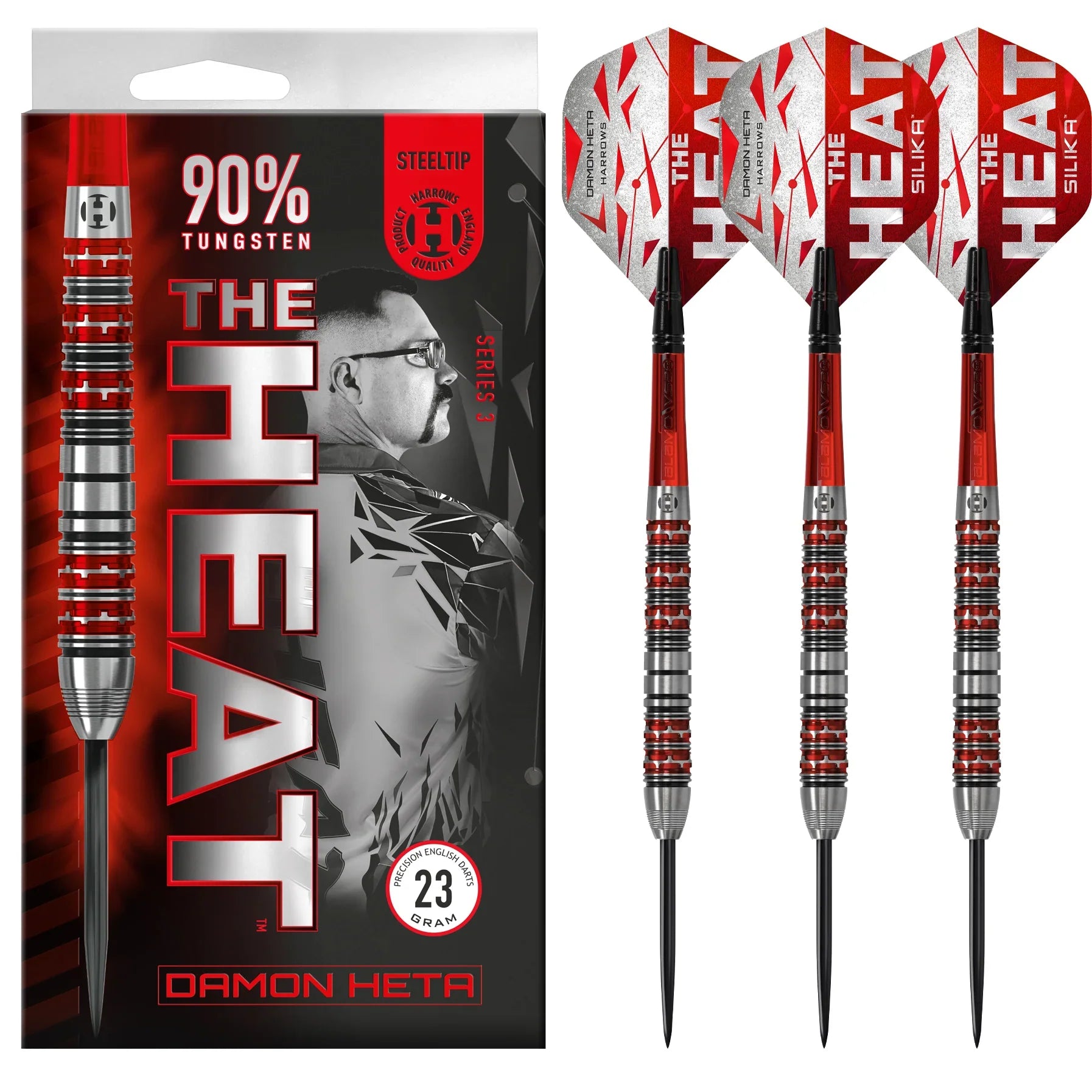 Harrows - Damon Heta Series 3 90% - Steeldarts - Direct Darts - 2