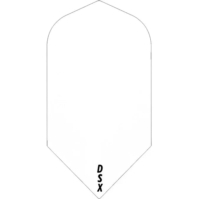 Designa - Dsx100 - Weiß - Slim - 100 Micron - Dart Flights - Direct Darts - 1