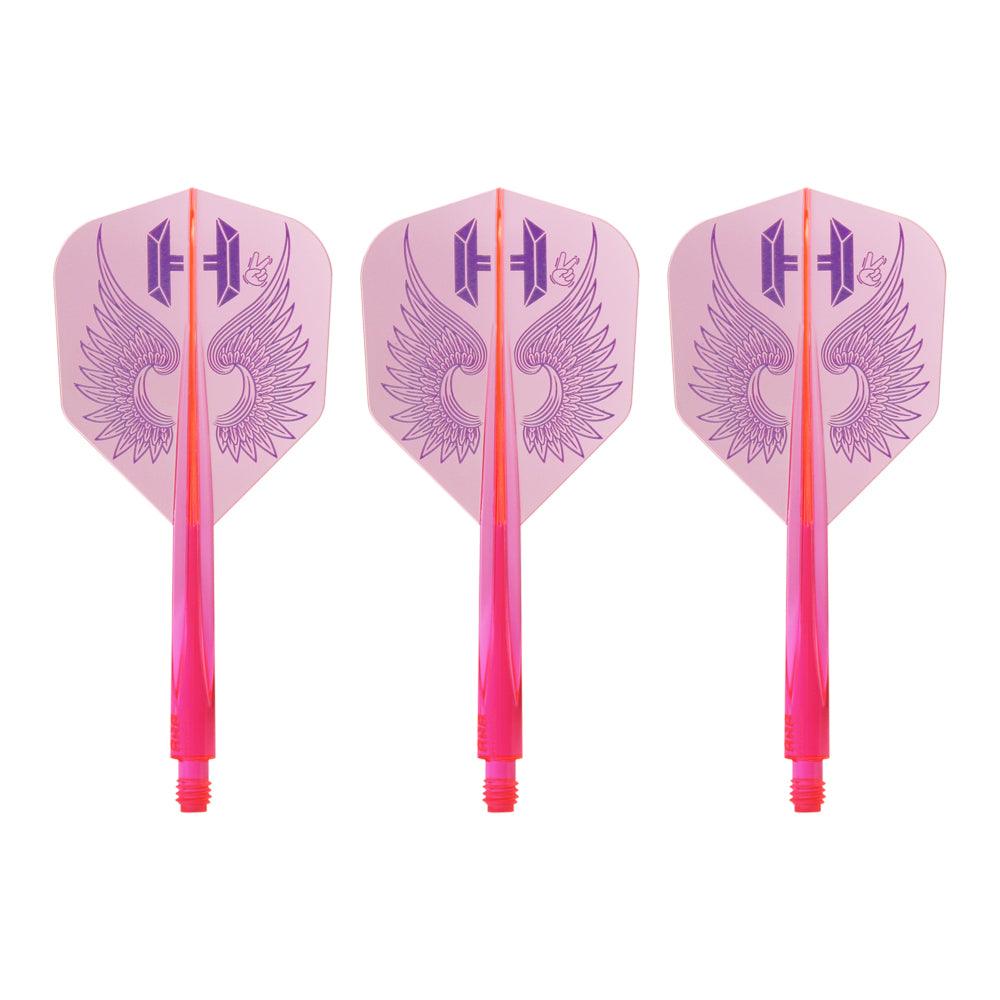 Condor - Axe Flap Wings - Neon Rosa - No6 - Flight System - Direct Darts - 1