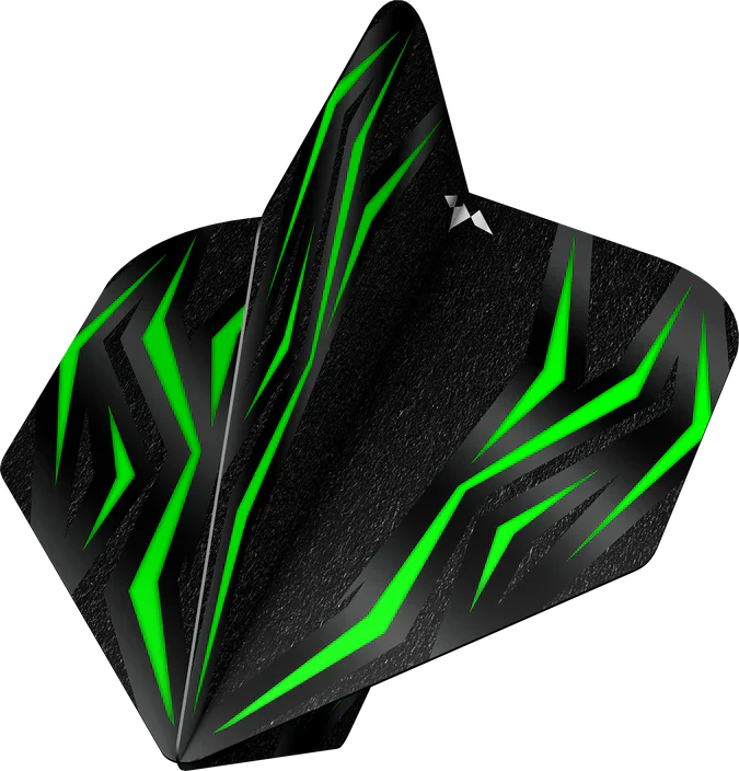Mission - Lava - Grün - No6 - 100 Micron - Dart Flights - Direct Darts - 2