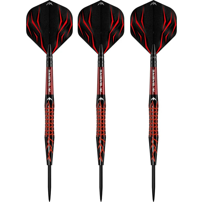 Mission - Lava 95% - Schwarz & Rot - Steeldarts - Direct Darts - 3