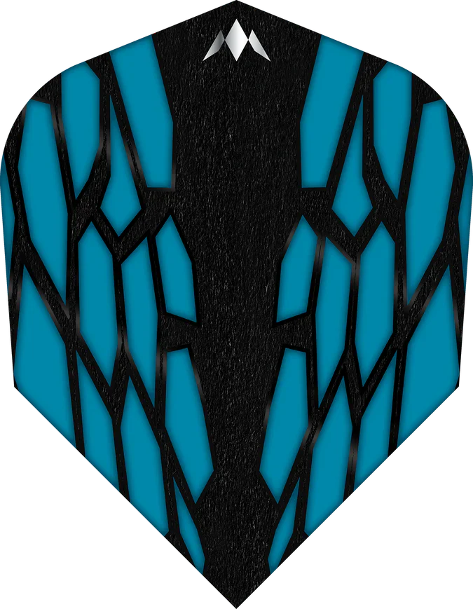 Mission - Magma - Blau - No6 - 100 Micron - Dart Flights - Direct Darts - 1