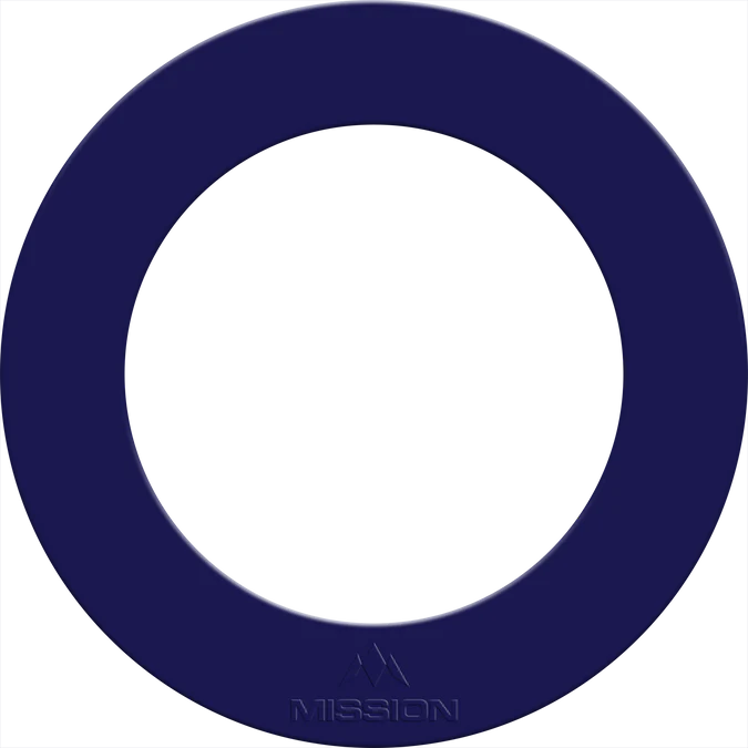 Mission - Logo 3D - Heavy Duty - Blau - Dartboard Surround - Direct Darts - 1