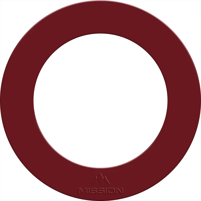Mission - Logo 3D - Heavy Duty - Rot - Dartboard Surround - Direct Darts - 1