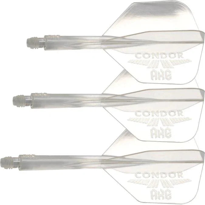 Condor - Axe Logo - Klar Silber - No6 - Flight System - Direct Darts - 2