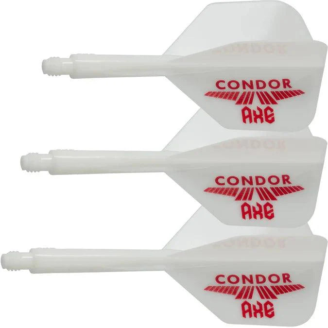 Condor - Axe Logo - Weiß Rot - No6 - Flight System - Direct Darts - 2