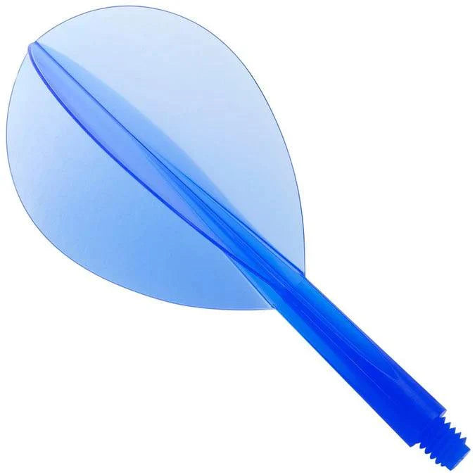 Condor - Zero Stress - Plain - Klar Blau - Teardrop - Flight System - Direct Darts - 1