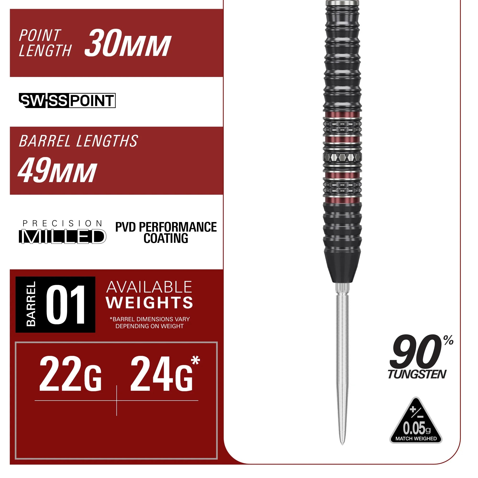 Target Japan - Prime Series Diamond Gen4 - 90% - Steeldarts - Direct Darts - 6