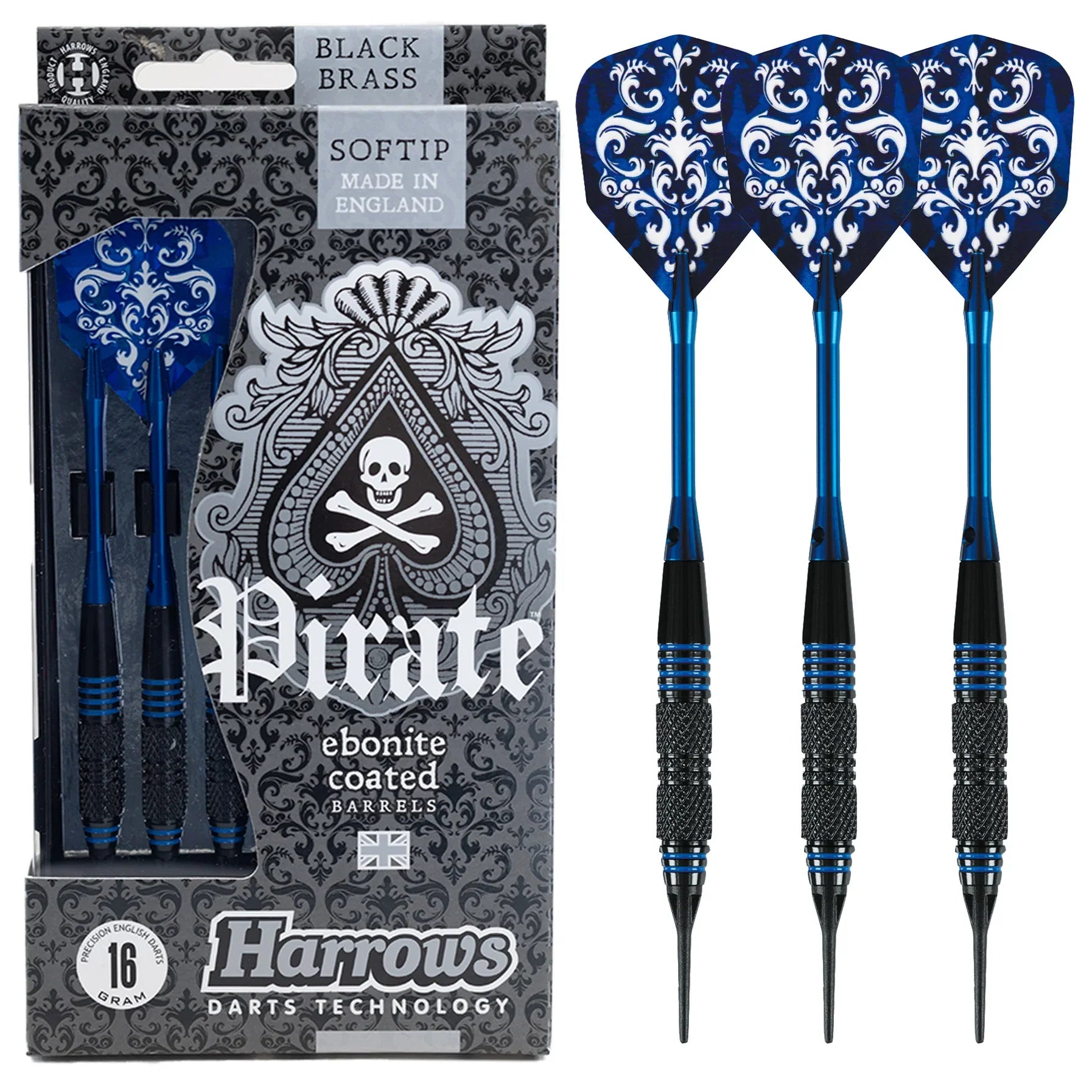 Harrows - Pirate Blau - Softdarts - Direct Darts - 2