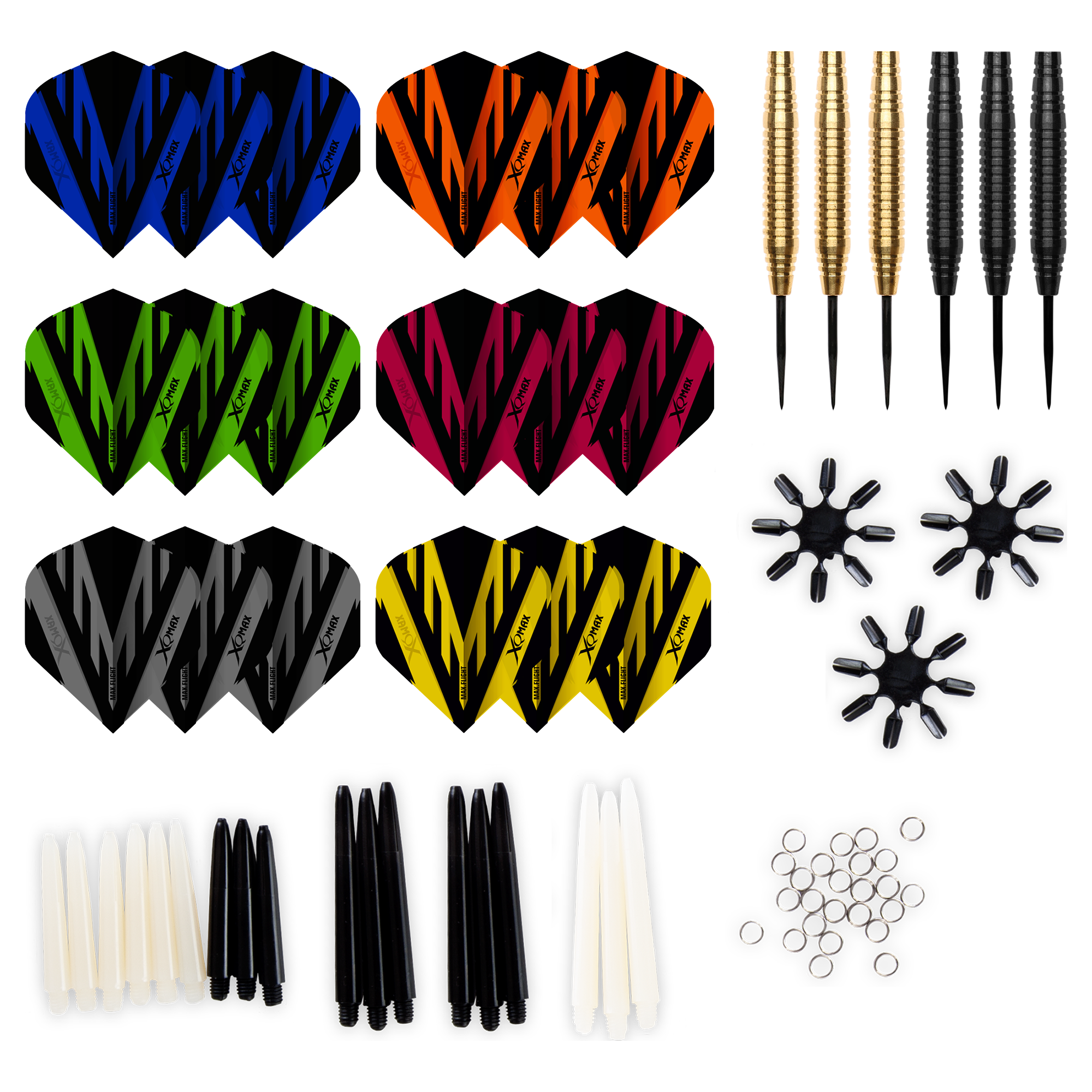Xqmax - Dart - 90 Stk Zubehör - Steeldarts   - Direct Darts - 1