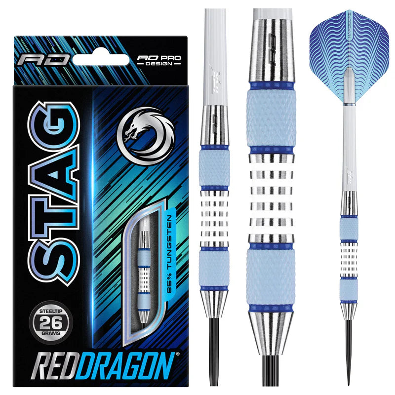 Red Dragon - Stag Grau 4 - Steeldarts - Direct Darts - 2