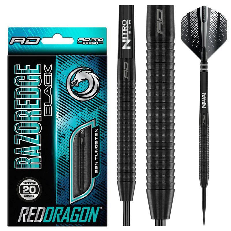 Red Dragon - Razor Edge Schwarz - Steeldarts - Direct Darts - 2