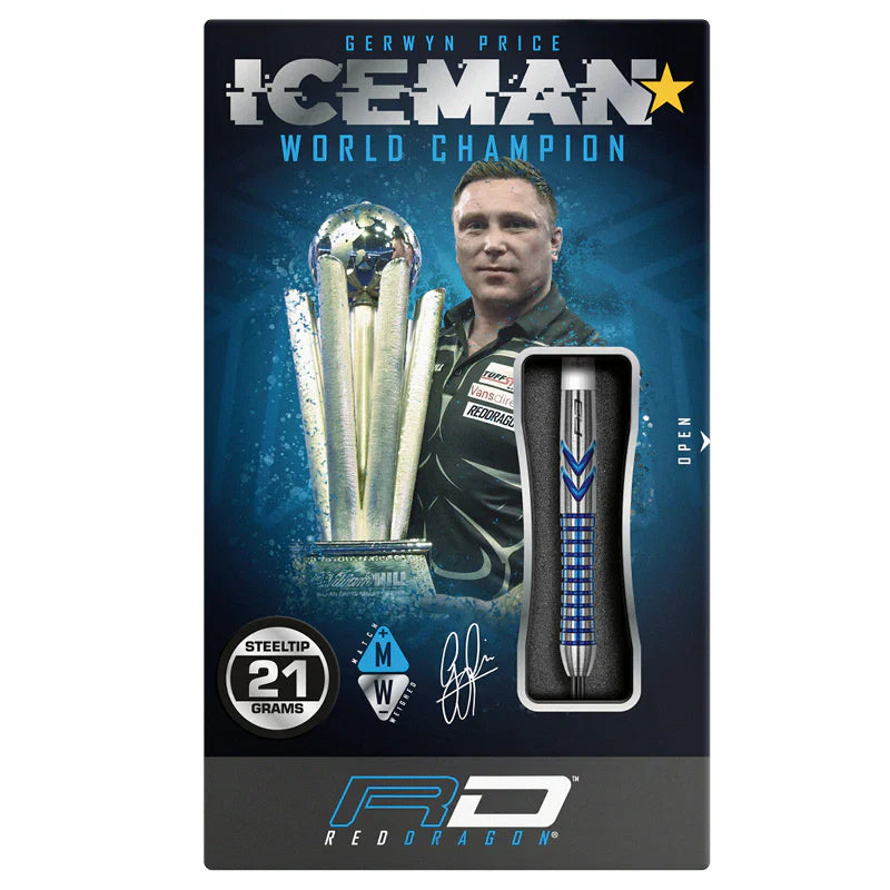 Red Dragon - Gerwyn Price Iceman Contour - Steeldarts - Direct Darts - 4