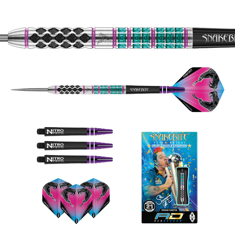 Red Dragon - Peter Wright Supa Venom - Steeldarts - Direct Darts - 5