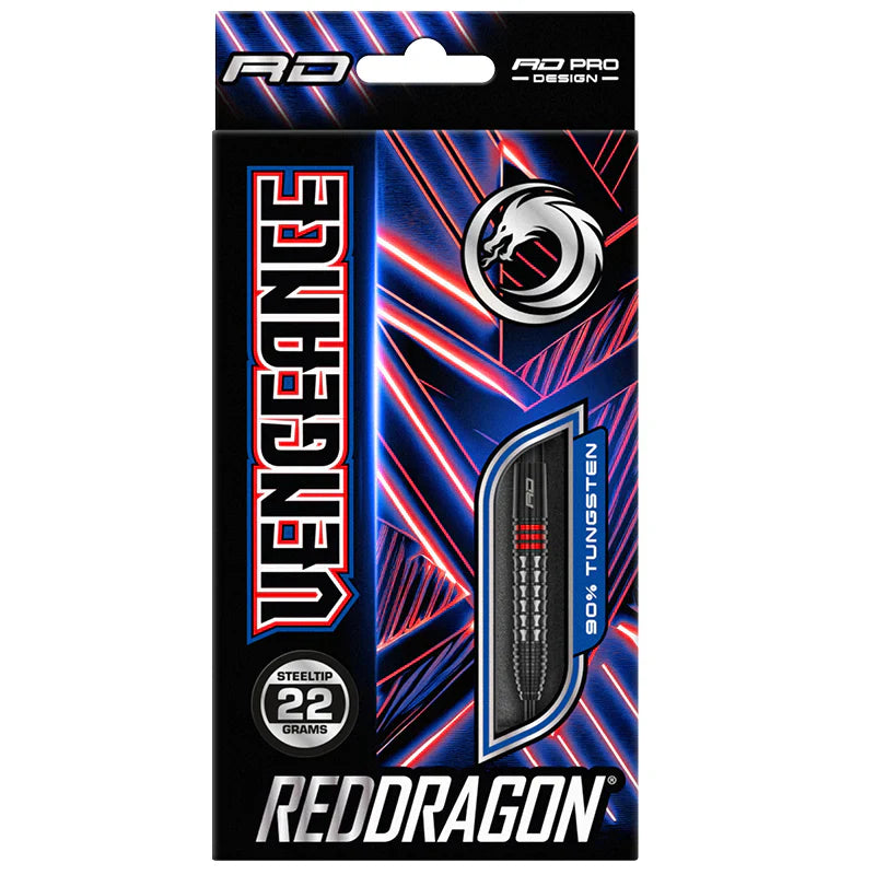 Red Dragon - Vengeance Rot - Steeldarts - Direct Darts - 4