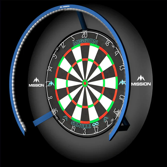 Mission - Torus 270 Blau - Dartboard Beleuchtung - Direct Darts - 2