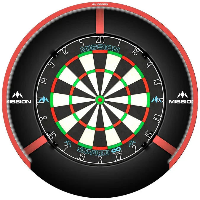 Mission - Torus 270 Rot - Dartboard Beleuchtung - Direct Darts - 1