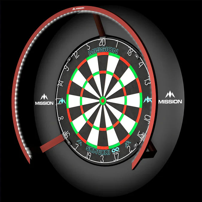 Mission - Torus 270 Rot - Dartboard Beleuchtung - Direct Darts - 2
