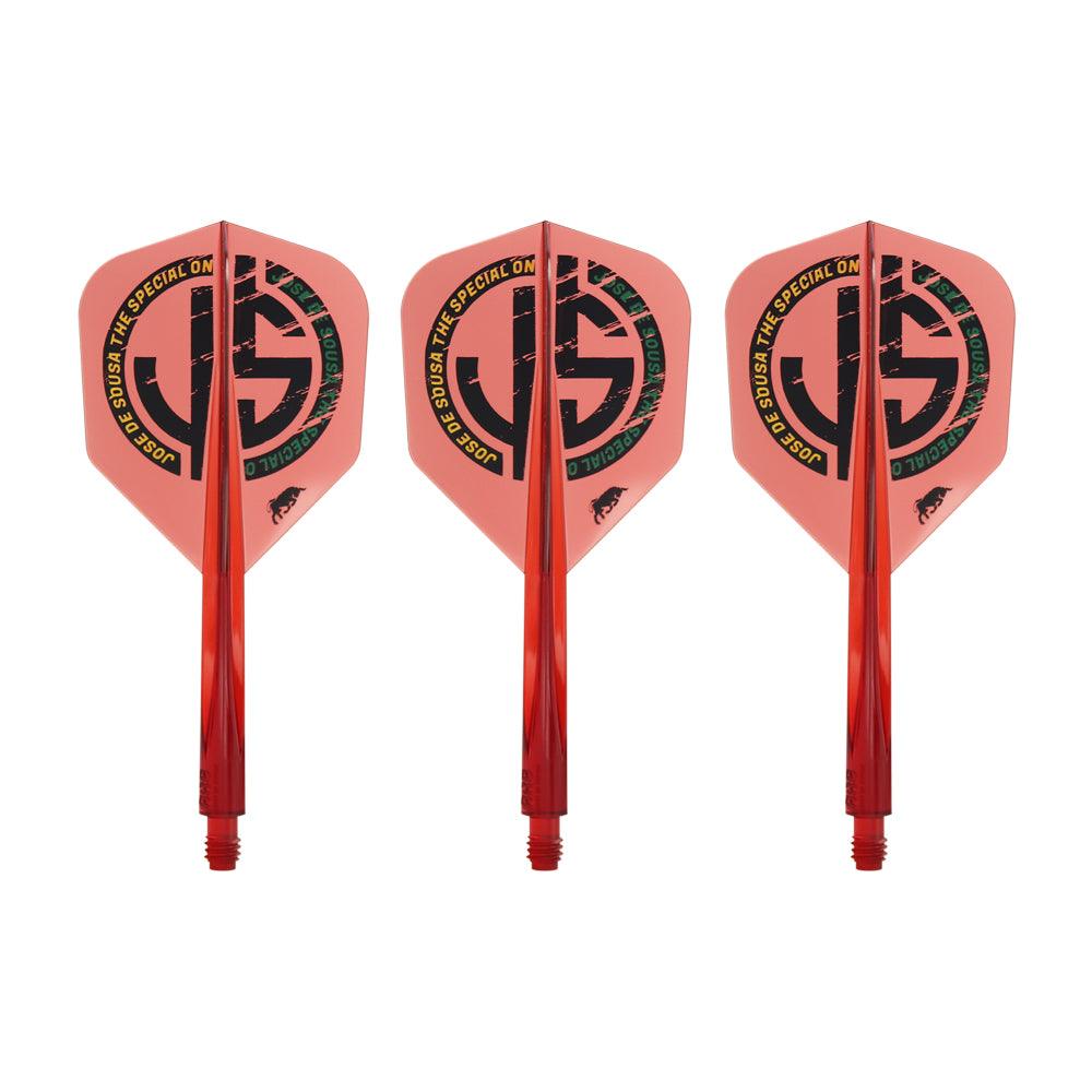 Condor - Axe Special One 3 - Klar Rot - No6 - Flight System - Direct Darts - 1