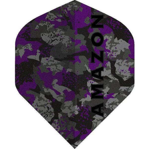 Amazon - Camo No2 Lila - 100 Micron - Dart Flights - Direct Darts - 1