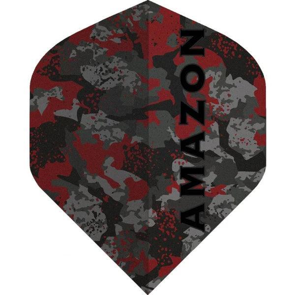 Amazon - Camo No2 Rot - 100 Micron - Dart Flights - Direct Darts - 1