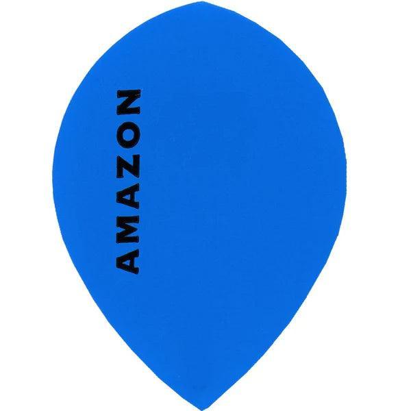Amazon - Blau - Pear - 100 Micron - Dart Flights - Direct Darts - 1