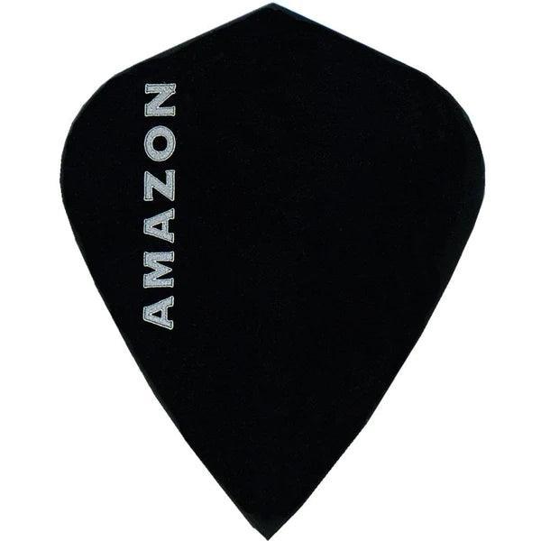 Amazon - Kite Shape Schwarz - 100 Micron - Dart Flights - Direct Darts - 1
