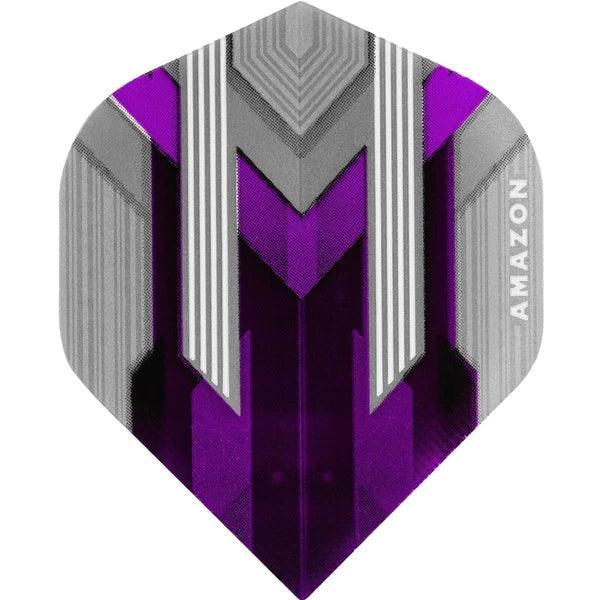Amazon - Silver No2 Lila - 100 Micron - Dart Flights - Direct Darts - 1