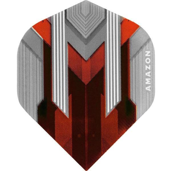Amazon - Silver No2 Orange - 100 Micron - Dart Flights - Direct Darts - 1