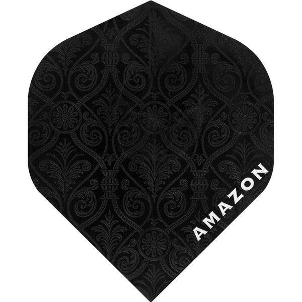 Amazon - Standard Shape Schwarz - 100 Micron - Dart Flights - Direct Darts - 1