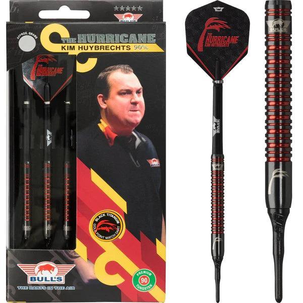 Bulls - Kim Huybrechts - Black - The Hurricane 90% - Softdarts - Direct Darts - 1