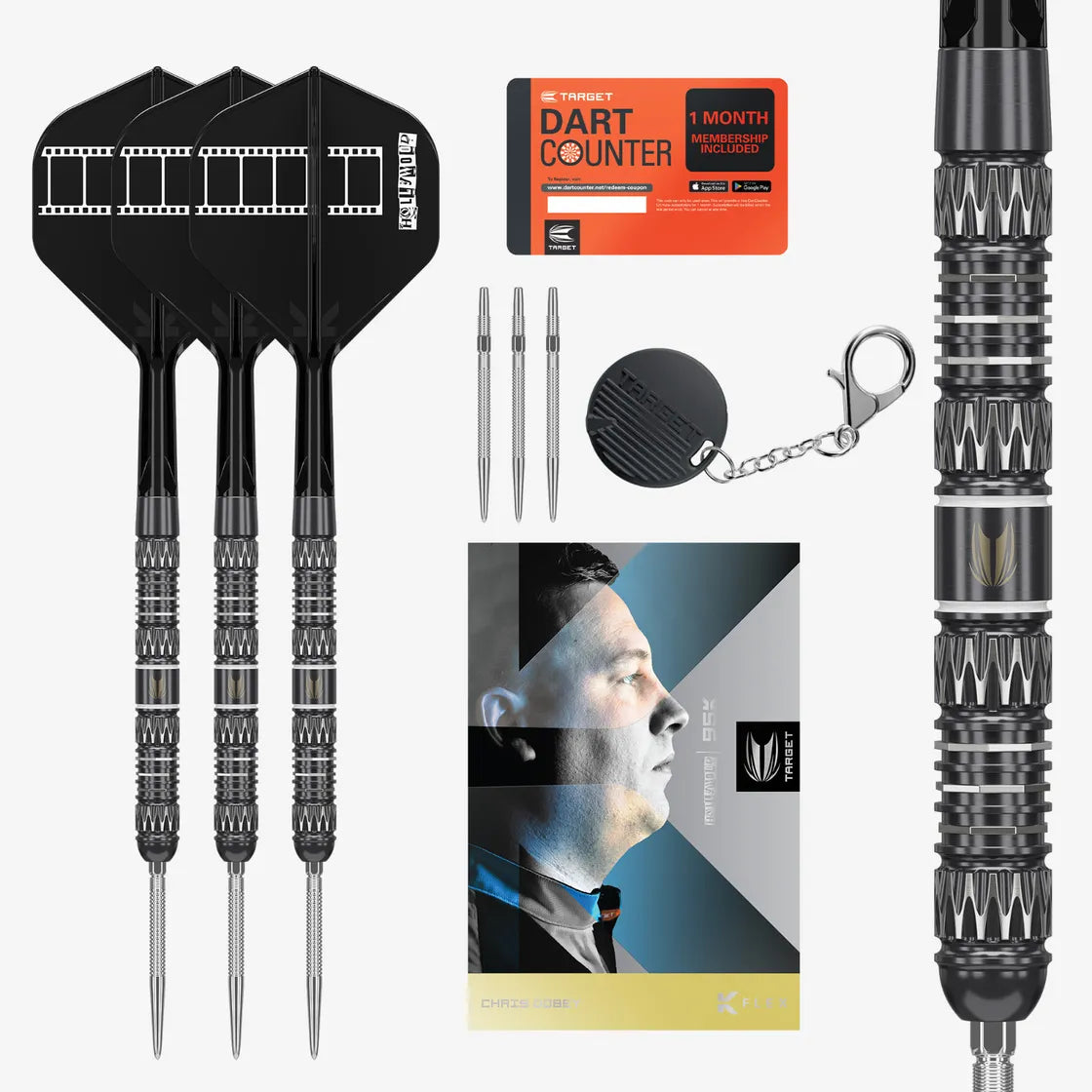 Target - Chris Dobey 95K - 95% -  Steeldarts - Direct Darts - 1
