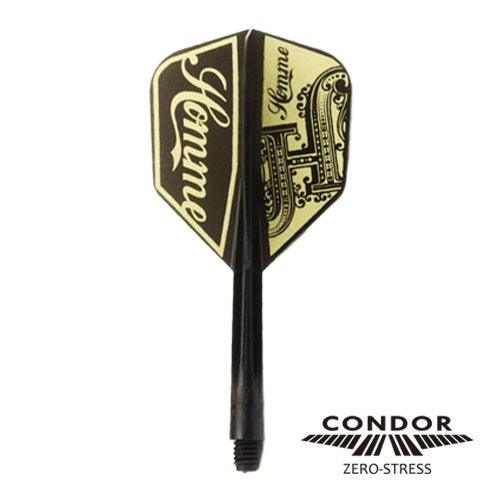 Condor - Zero Stress - Se-O Homme - Schwarz Gold - No6 - Flight System - Direct Darts - 1