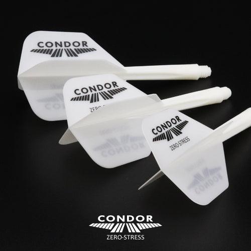 Condor - Zero Stress - Condor Logo - Weiß Schwarz - No6 - Flight System - Direct Darts - 3