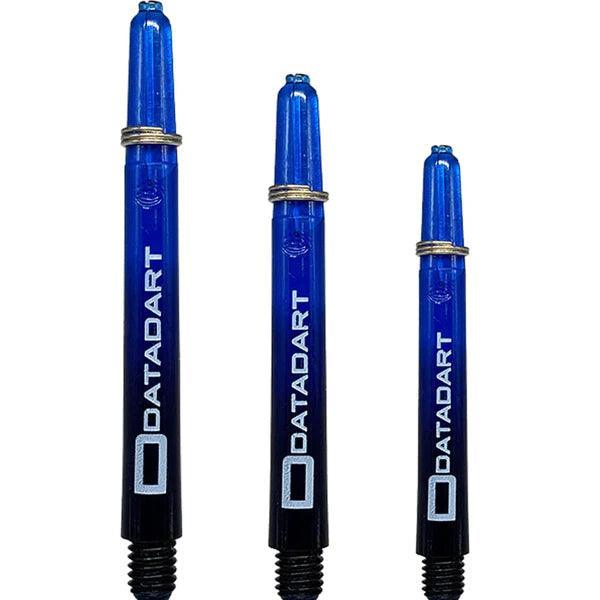Datadart - Argon Polycarbonat Schwarz & Blau - Dart Shafts  - Direct Darts - 1