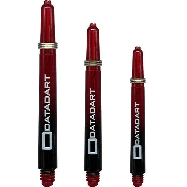 Datadart - Argon Polycarbonat Schwarz & Rot - Dart Shafts  - Direct Darts - 1