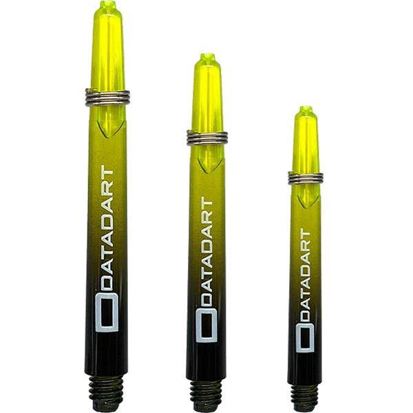 Datadart - Argon Polycarbonat Schwarz & Gelb - Dart Shafts  - Direct Darts - 1