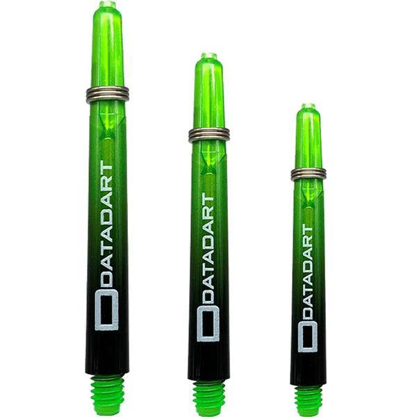 Datadart - Argon Polycarbonat Schwarz & Grün - Dart Shafts  - Direct Darts - 1