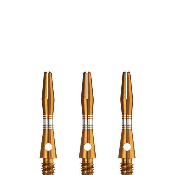 Designa - Multiline Aluminium Gold - Dart Shafts  - Direct Darts - 6